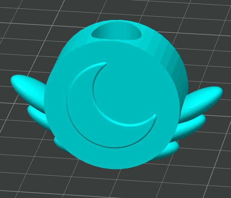 3D preview of the Sailor Moon vape project
